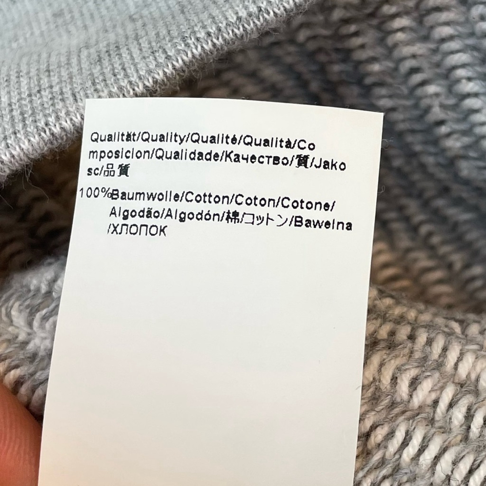 BOSS ORANGE Light Gray Knit Sweater Hugo Boss Jacket - Picture 10 of 10